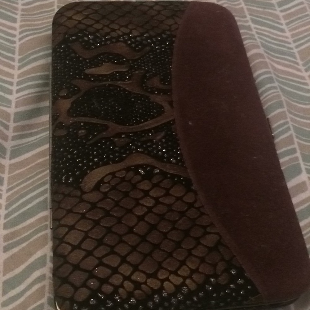 Beautiful Purple wallet clutch